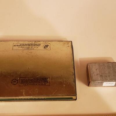 Lot 478: Vintage Lucky Strike Tin & Signal Light Matches
