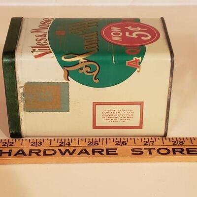 Lot 481: Antique Tobacco Niles & Moser Tobacco Tin