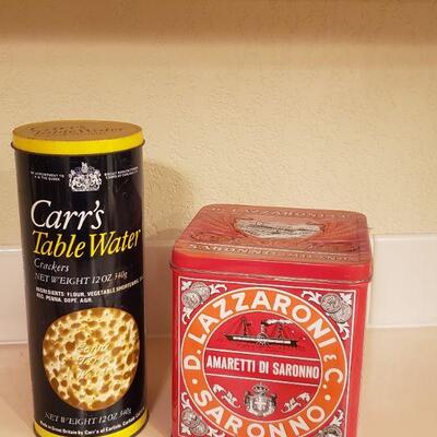 Lot 484: Vintage Tins