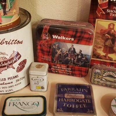 Lot 485: Vintage Tin Lot