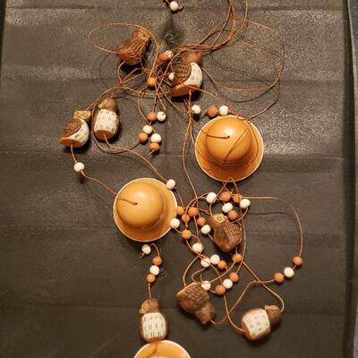 Lot 495: Native American Owl, Beads & Bells