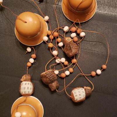 Lot 495: Native American Owl, Beads & Bells