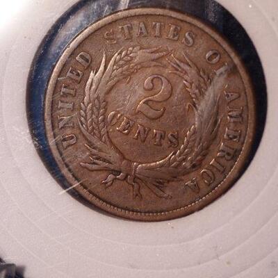 1864 2 Cents Very Nice 54