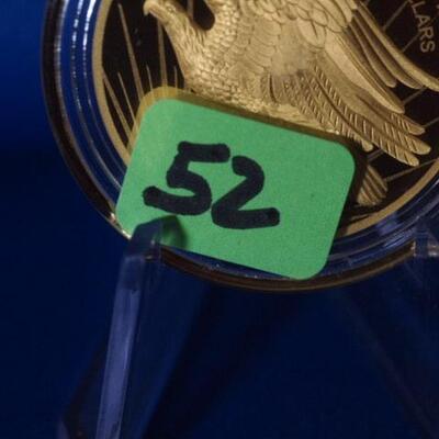 2020 5 Dollar St Gaudens tribute .9999 Fine Gold Coin  52
