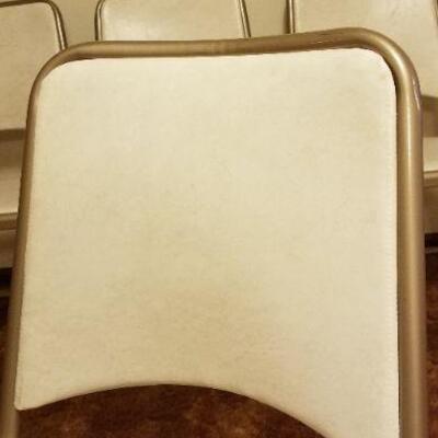 Lot #527: Set of (4) Mid Century Modern Folding Chair