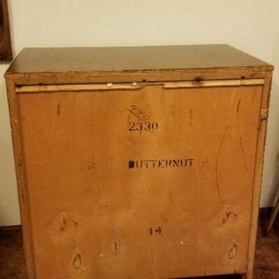 Lot #528: Vintage Wood Dresser Restoration Project