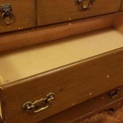 Lot #528: Vintage Wood Dresser Restoration Project