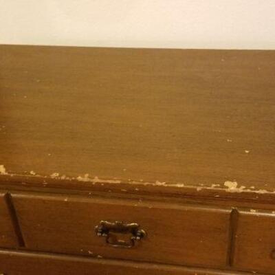 Lot #528: Vintage Wood Dresser Restoration Project