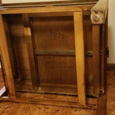 Lot #529: Vintage DREXEL WOODBRIAR Side Table Mid Century Modern 26" x 22" x 21" 