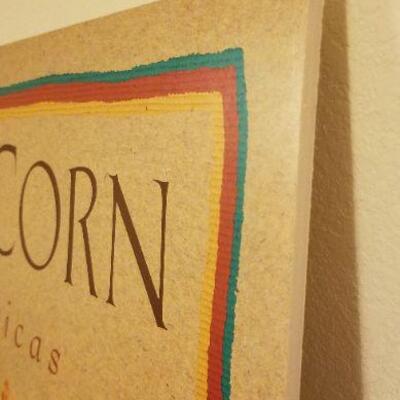 Lot #531: Vintage INDIAN CORN Variety Posterboard 36" x 24" 