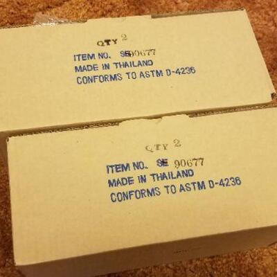 Lot #535: Large Bundle of New UNUSED Porcelain Christmas Paint by Numbers Arts and Craft 