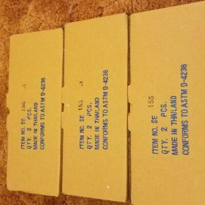 Lot #535: Large Bundle of New UNUSED Porcelain Christmas Paint by Numbers Arts and Craft 