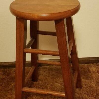Lot #536: 24" Tall Vintage Stool