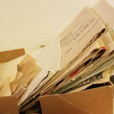 Lot #542: Huge Assortment of Hundreds of Unsorted Stamps Collection