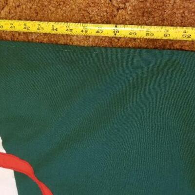 Lot #546: Vintage Outdoor Artist Signed Yard Deco Flag