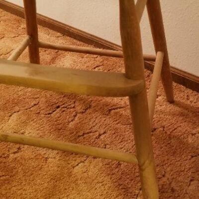 Lot #553: Antique Baby's High Chair Wood