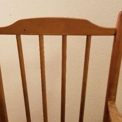 Lot #553: Antique Baby's High Chair Wood