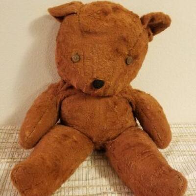 Lot #556: Vintage Teddy Bear Unmarked