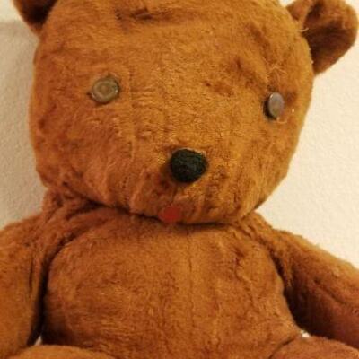 Lot #556: Vintage Teddy Bear Unmarked