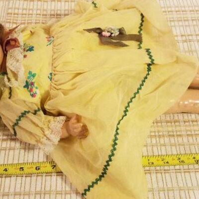 Lot #557: Antique / Vintage Doll w/ Sleepy Eye 
