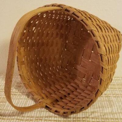 Lot #558: Vintage Woven Basket Large