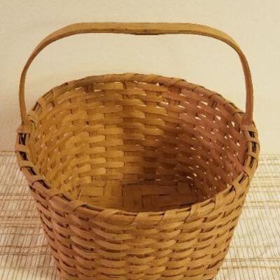 Lot #558: Vintage Woven Basket Large