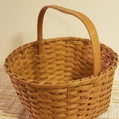 Lot #558: Vintage Woven Basket Large