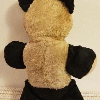 Lot #560: Vintage Stuffed Bear Black and White