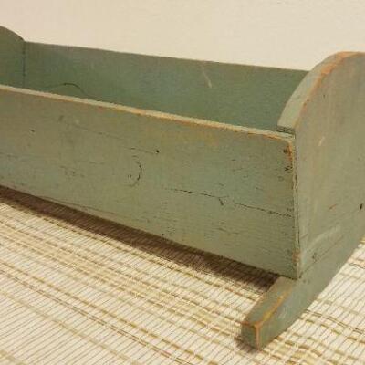 Lot #561: Vintage Small Rocking Baby Doll Bed