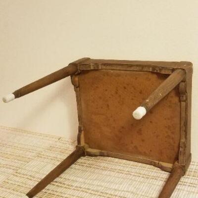 Lot #562: Vintage Small Hideaway Stool 19" x 17" x 17"