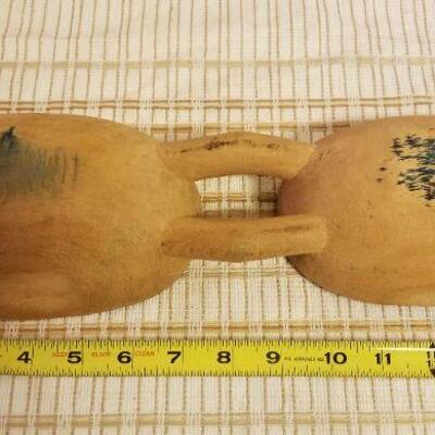 Lot #561: Pair of Wooden Home Deco Items