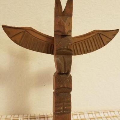 Lot #561: Pair of Wooden Home Deco Items