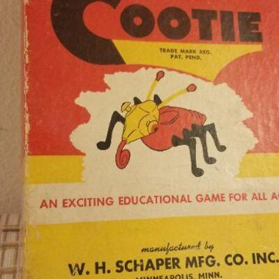 Lot #564: Vintage COOTIE Children's Game