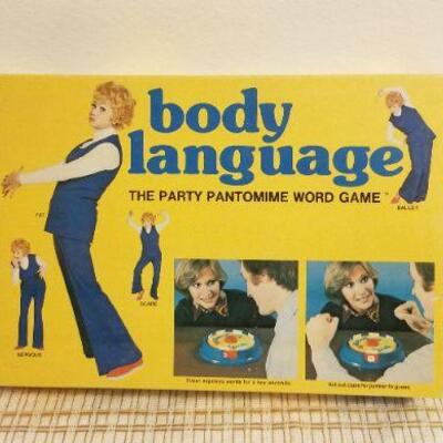 Lot #565: Vintage BODY LANGUAGE Board Game