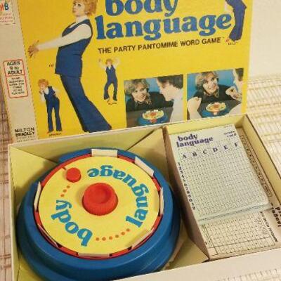 Lot #565: Vintage BODY LANGUAGE Board Game