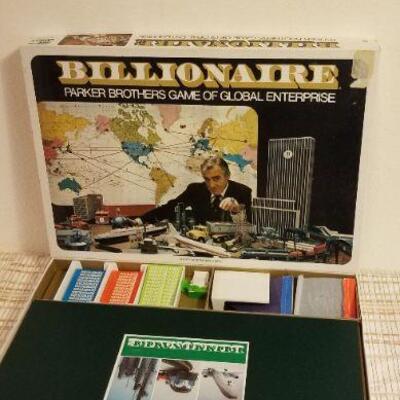Lot #571: Vintage BILLIONAIRE Board Game
