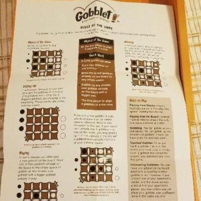 Lot #572: Vintage GOBBLET Family Game 