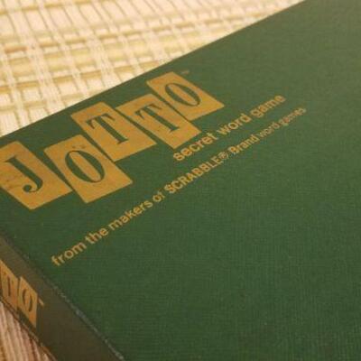 Lot #573: Vintage JOTTO Secret Word Game 
