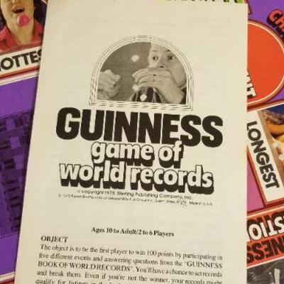 Lot #574: Vintage GUINESS GAME OF WORLD RECORDS