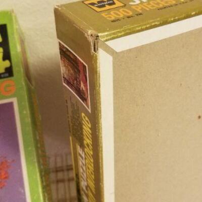 Lot #575: (2) Vintage Unused Jigsaw Puzzles