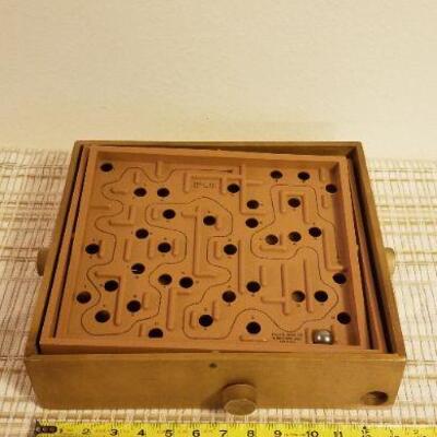 Lot #587: Vintage SOACE TILT Dexterity Game 