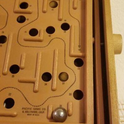 Lot #587: Vintage SOACE TILT Dexterity Game 