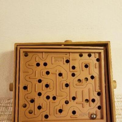 Lot #587: Vintage SOACE TILT Dexterity Game 