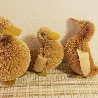 Lot #588: (3) Small Duck Decorative Collectible Home Holiday Decor 