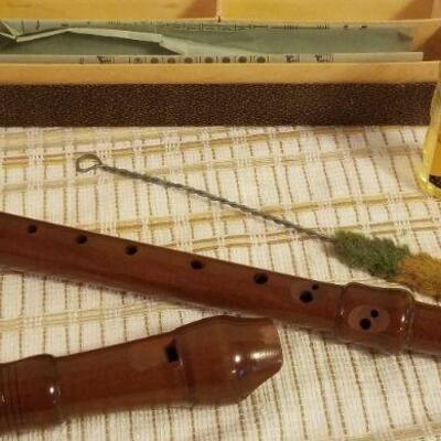 Lot #589: Vintage JOHANNES ADLER Made in Germany Recorder 