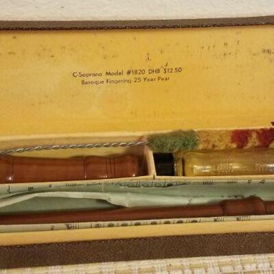 Lot #589: Vintage JOHANNES ADLER Made in Germany Recorder 