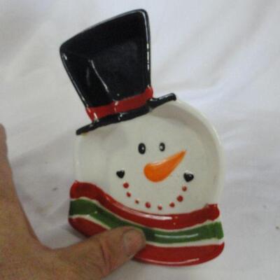 Snowman Utensil holder