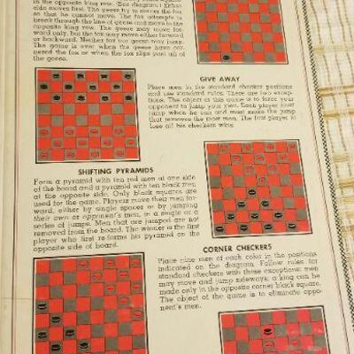 Lot #592: Checkers Boards (2) and Pieces