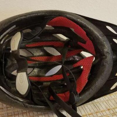 Lot #593: Vintage American Flag BELL Men's Large Bicycle Helmet