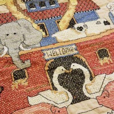 Lot #596: Antique / Vintage Handmade Quilt